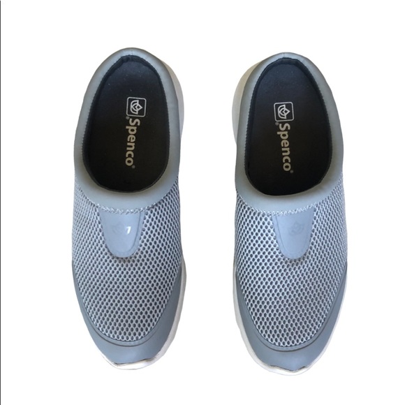 Spenco Slip-On Sneaker Slides, Grey Bliss, Size 6 - Picture 12 of 12
